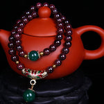 Buddha Stones Natural Garnet Blessing Bracelet