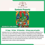 Buddha Stones Bodhisattva Green Tara Calm Hope Copper Statue Decoration