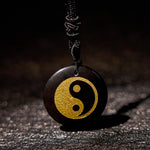 Buddha Stones Various Crystal Amethyst Tiger Eye Green Aventurine Yin Yang Spiritual Necklace Pendant