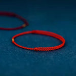 FREE Today: Keep Positive Golden Bead Braided String Lucky Bracelet Anklet