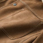 Suede Vintage Plus Velvet Warm Jacket