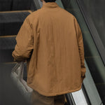 Lapel Loose Casual Thick Jacket