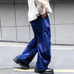 Retro Quick-drying Pleated Outdoor Trousers