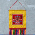 Buddha Stones Vajra Auspicious Symbols Spiritual Power Wall Art