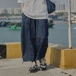 Cropped Loose-fitting Casual Jeans