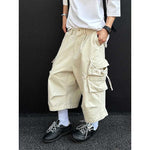Large Pocket Cropped Casual Pants