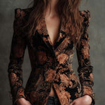 Celeste - Blazer con Estampado Floral
