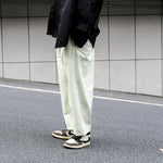 Japanese Solid Color Straight Leg Pants