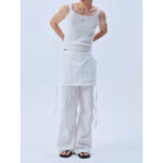 Square Neck Ribbed Slim Fit Tank Top