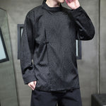 Vintage Python Jacquard Disc-button Shirt