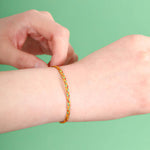 Buddha Stones Handmade Multicolored Dragon Scale Pattern Braid String Bracelet