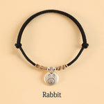 Buddha Stones Handmade 999 Sterling Silver Year of the Dragon Cute Chinese Zodiac Luck Braided Bracelet (Extra 35% Off | USE CODE: FS35)