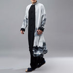 Chiffon Fake Two-piece Button Trench Coat