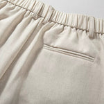 Flowy Wide-leg Straight Cropped Trousers
