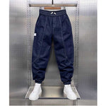 Winter Denim Harem Loose Fleece Pants