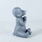 Buddha Stones Meditating Zen Dog Cat Frog Decoration