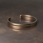 Buddha Stones Rustic Copper Luck Viking Cuff Bracelet