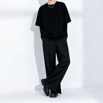 Japanese Loose High-waist Straight Wide-leg Pants