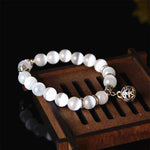 Buddha Stones Tibetan Cat Eye Lucky Bracelet