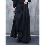 Irregular Double-layered Floor-length Culottes Wide-leg Trousers