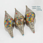 Tibetan Handmade Natural Shankha Colorful Conch Shell Seashell Wealth Home Decoration