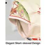 Buddha Stones Peony Flower Print Cheongsam Dress Women's Qipao (Extra 30% Off | USE CODE: FS30)
