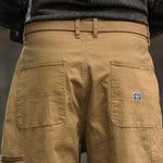 American Retro Patchwork Straight-leg Cargo Pants