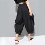 Dark Loose Large Fold Bloomers