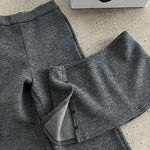 Two-piece Flared Casual Pants
