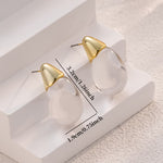 Acrylic Teardrop Earrings