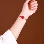 Buddha Stones Handmade Wenchang Knot Luck Strength Braided Rope Bracelet