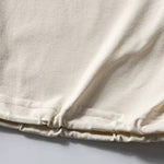 Retro Solid Color Drawstring Quick-drying Shirt