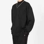 Wool Turtleneck Loose Base Layer T-shirt