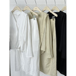 Women's V-Neck Tie-Waist Linen Shirt and Maxi Skirt Two-Piece Set