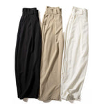 Drape Loose Straight Casual Trousers