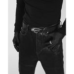 Cyberpunk Motorcycle PU Leather Belt