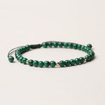 Buddha Stones 4mm Natural Malachite Protection Calmness String Bracelet