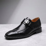Arezzo Leather Monk Loafers