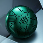 Buddha Stones Steel Tongue Drum Sound Healing Meditation Yoga Drum Kit 8 Note 5 Inch With Carry Bag