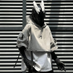 Functional Techwear Hoodie Cape