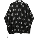 Tie-up Printed Loose Shirt