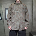Vintage Python Jacquard Disc-button Shirt