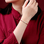 Buddha Stones Tibet Handmade Multicolored Bamboo Protection Braided String Bracelet