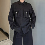 Long Sleeve Shirt with 3D Pockets
