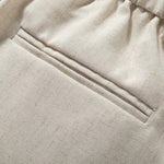 Flowy Wide-leg Straight Cropped Trousers