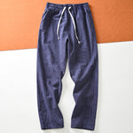 Striped Loose Straight Casual Pants