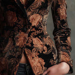 Celeste - Blazer con Estampado Floral