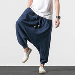Solid Color Casual Loose Harem Pants