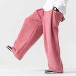 Corduroy Loose Straight Wide-leg Pants