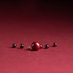 Buddha Stones Garnet Cinnabar Lucky Bead PiXiu Om Mani Padme Hum Rose Protection Ring